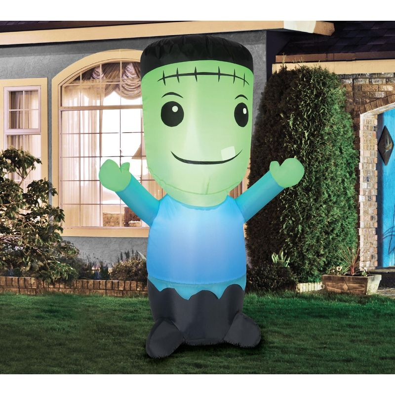 Occasions 5' Inflatable Monster, 5 ft Tall, Multicolored