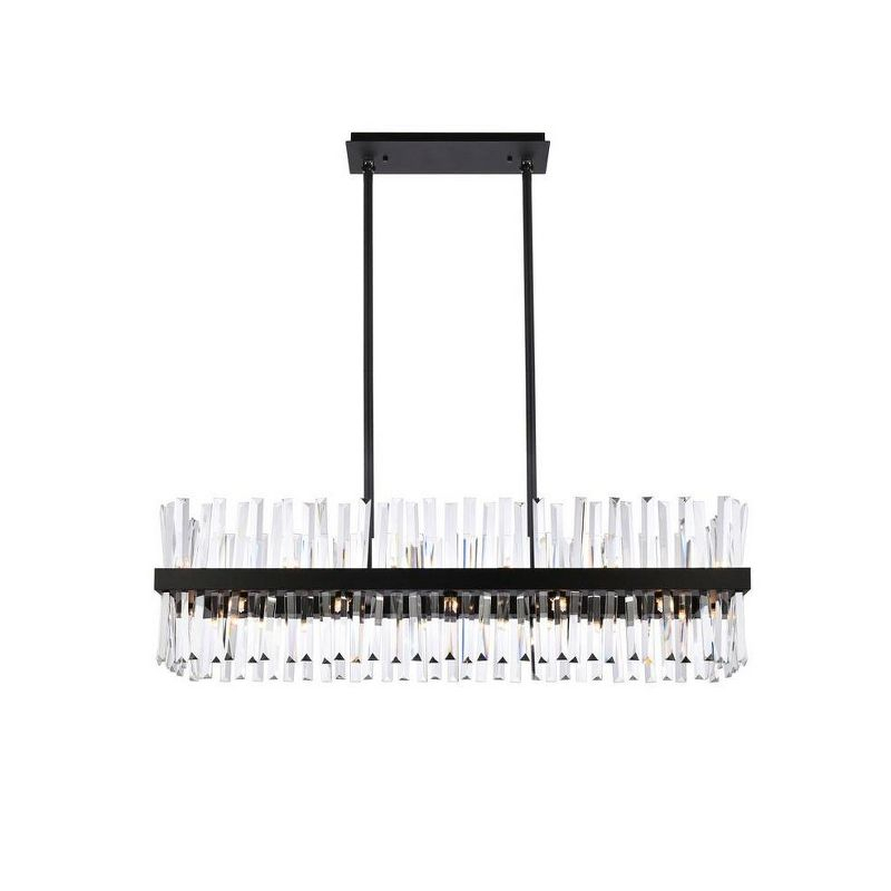 Elegant Lighting Serephina 24 - Light Chandelier in  Black