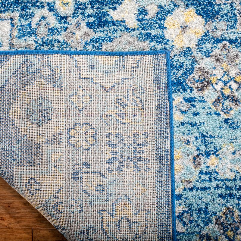 Madison MAD616 Power Loomed Area Rug - Navy/Creme - 6'7"x6'7" - Safavieh.