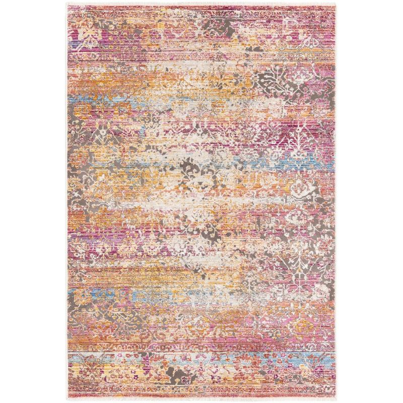 Unique Loom Deepa Collection Area Rug - Arte (4'  x 5' 10" Rectangle Multi/Ivory)