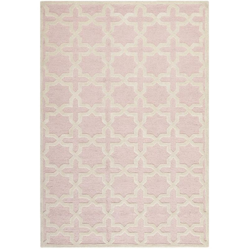 Cambridge CAM125 Tufted Indoor Area Rug - Light Pink/Ivory - 6'x9' - Safavieh