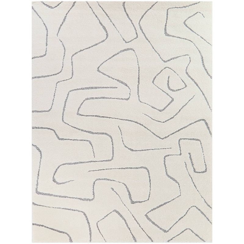 5'3"x7' Tanya Abstract Kids' Area Rug Gray - Balta Rugs
