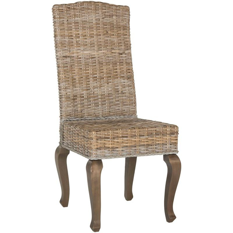 Milos Dining Chair (Set of 2) - Grey - Safavieh