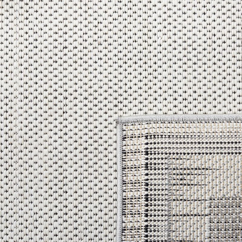Cottage COT214 Power Loomed Indoor/Outdoor Area Rug - Ivory/Gray - 4'x6' - Safavieh.