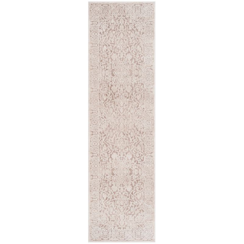 Reflection RFT670 Power Loomed Indoor Runner Rug - 2'3"x6' - Beige/Cream - Safavieh