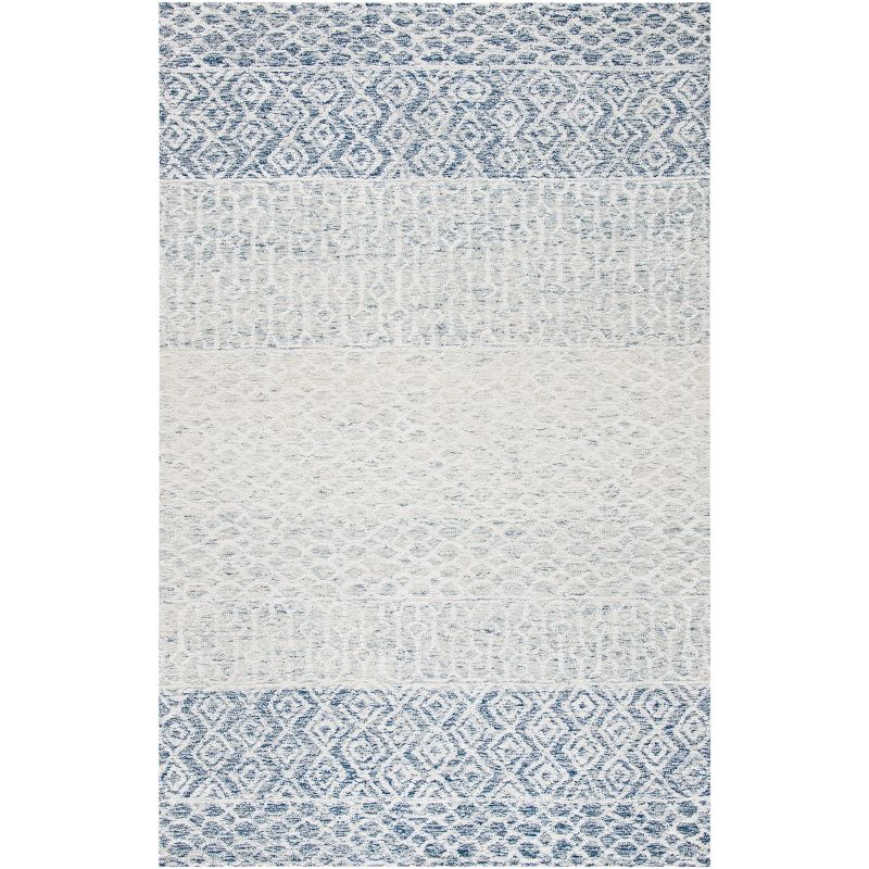 Glamour GLM304 Hand Tufted Area Rug - Blue/Ivory - 8'x10' - Safavieh.