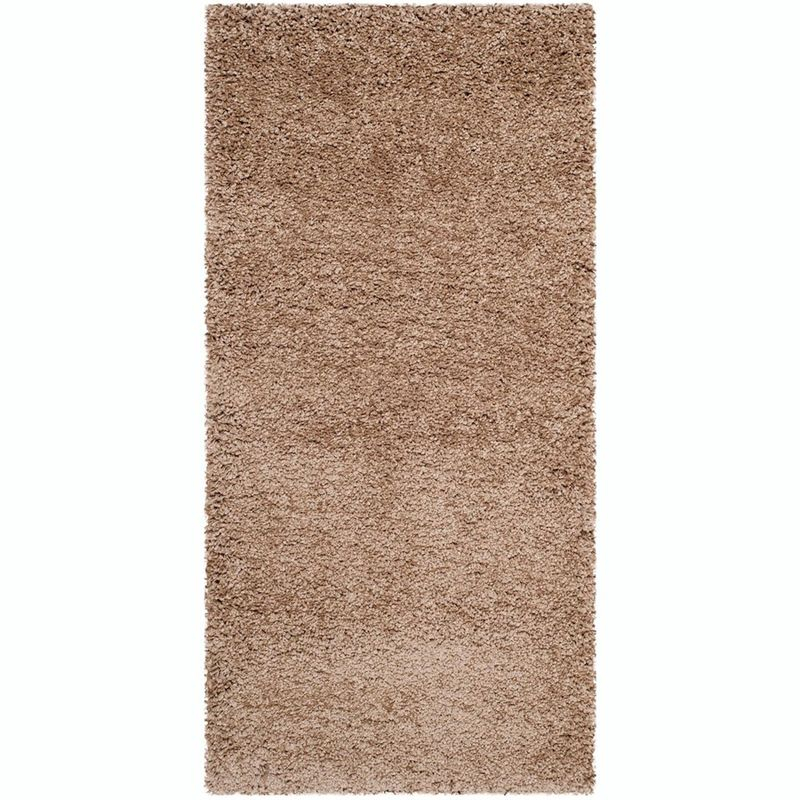 Milan Shag SG180 Power Loomed Indoor Accent Rug - Dark Beig - 2'x4' - Safavieh