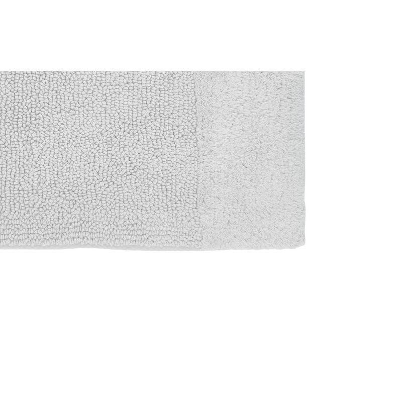 Better Trends Granada 100% Cotton Tufted Non-Slip Backing Bath Rug Set 3 PC (17" x 24" | 20" x 20" | 21" x 34") - White