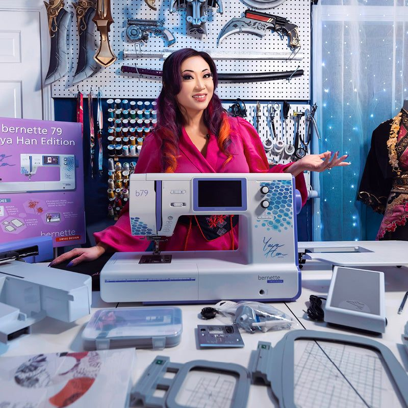 Bernette b79 Yaya Han Special Edition Sewing and Embroidery Machine