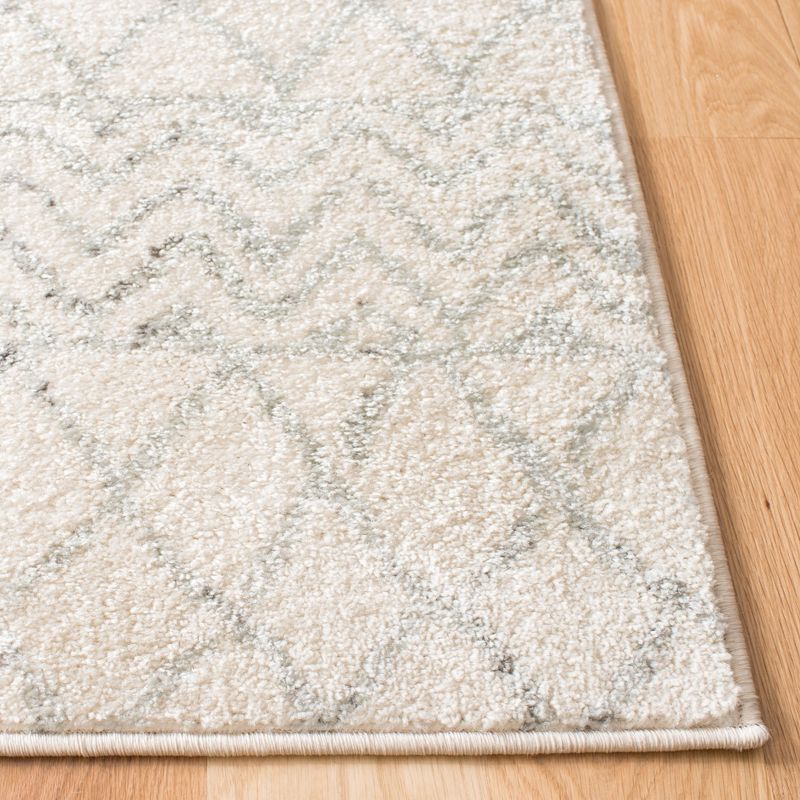 Tulum TUL270 Power Loomed Runner Rug - Ivory/Grey - 2'x7' - Safavieh.