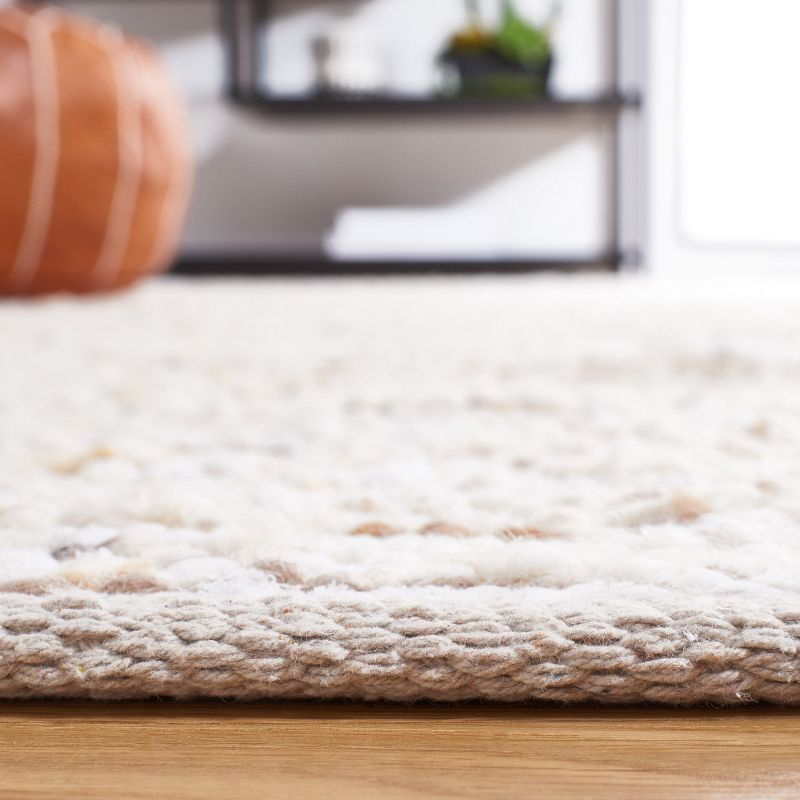 Natura NAT350 Flat Weave Indoor Area Rug - Ivory/Gold - 8'x10' - Safavieh