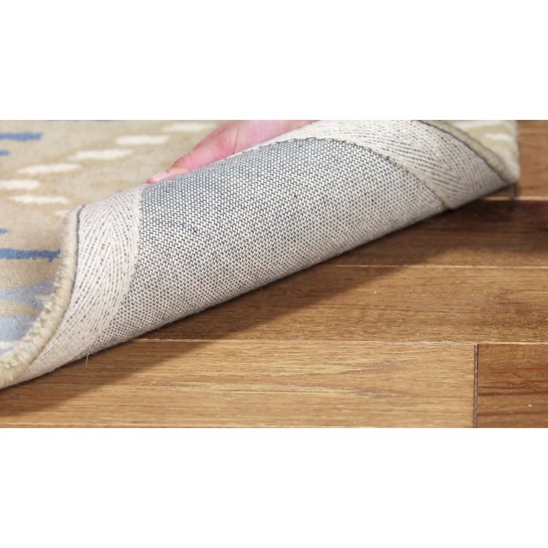 Wyndham WYD373 Hand Tufted Area Rug - Beige/Blue - 5'x8' - Safavieh.