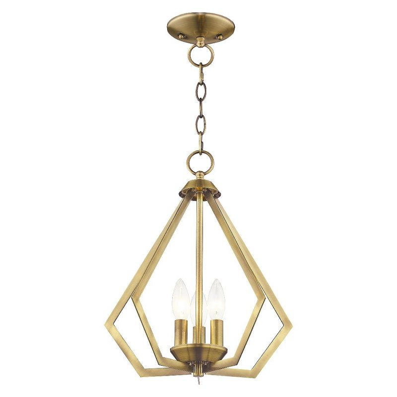 Livex Lighting Prism 3 - Light Chandelier in  Polished Chrome