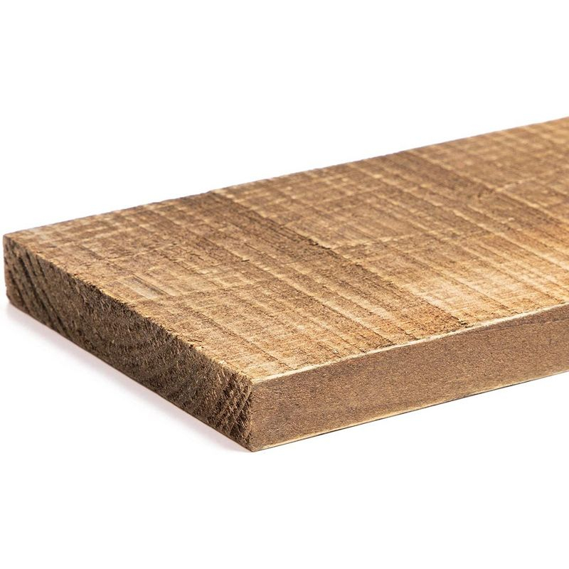 Bright Creations 6 Pack Rustic Style Weathered Reclaimed Wood Bundle for Arts and Crafts (3.5 x 12 x 0.5 in)