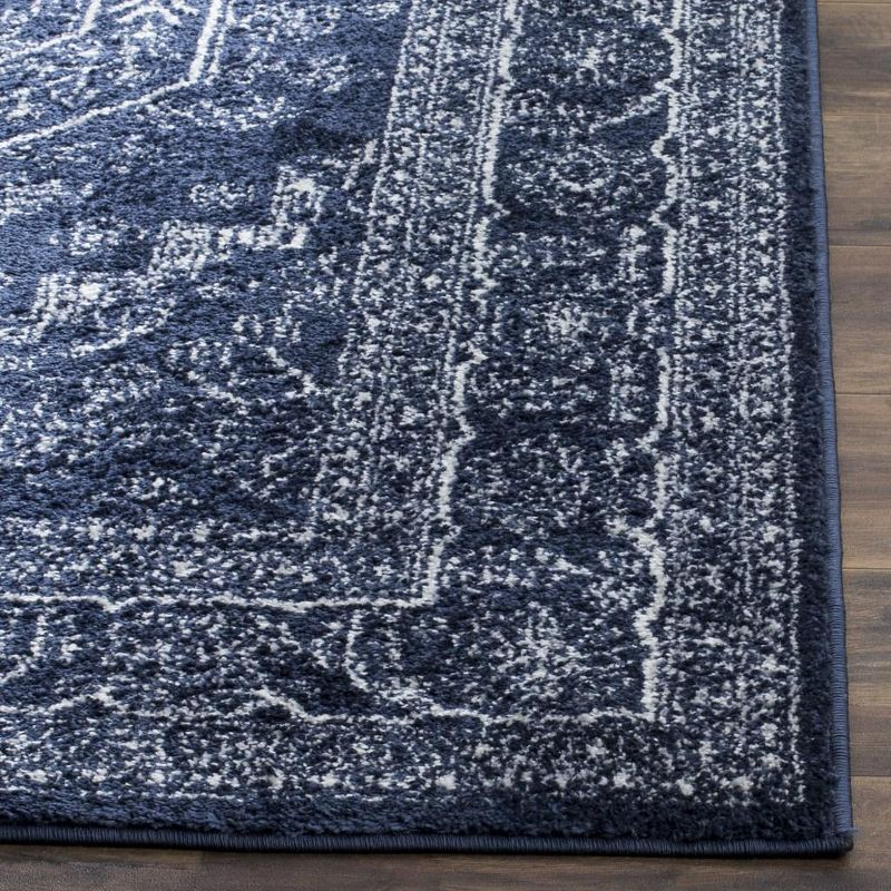 Adirondack ADR108 Power Loomed Runner Rug - Navy/Ivory - 2'6"x8' - Safavieh.