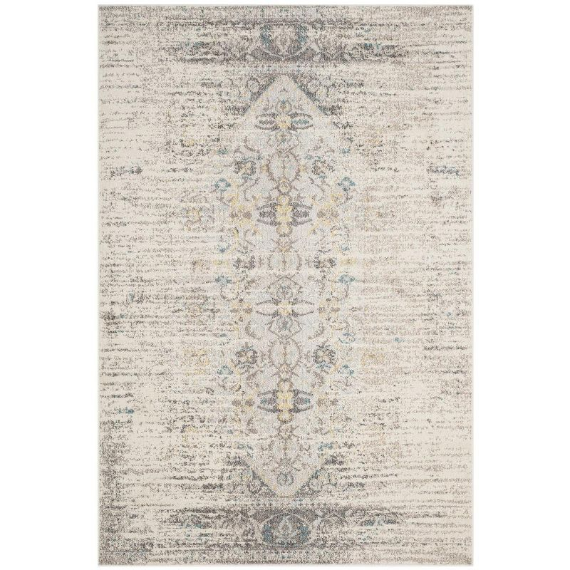 Monaco MNC209 Power Loomed Indoor Area Rug - Grey/Multi - 5'1"x7'7" - Safavieh.