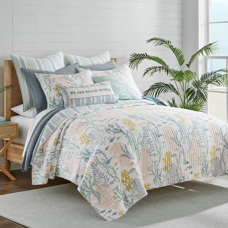 Ocean Meadow King Quilt Set - Levtex Home