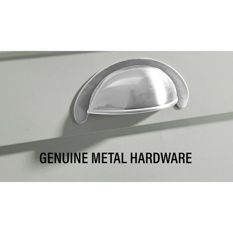 Crosley Lydia Wall Cabinet with Mirror White