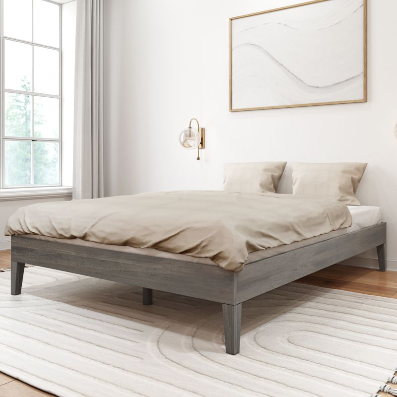 Plank+Beam Queen-Size Platform Bed, Driftwood