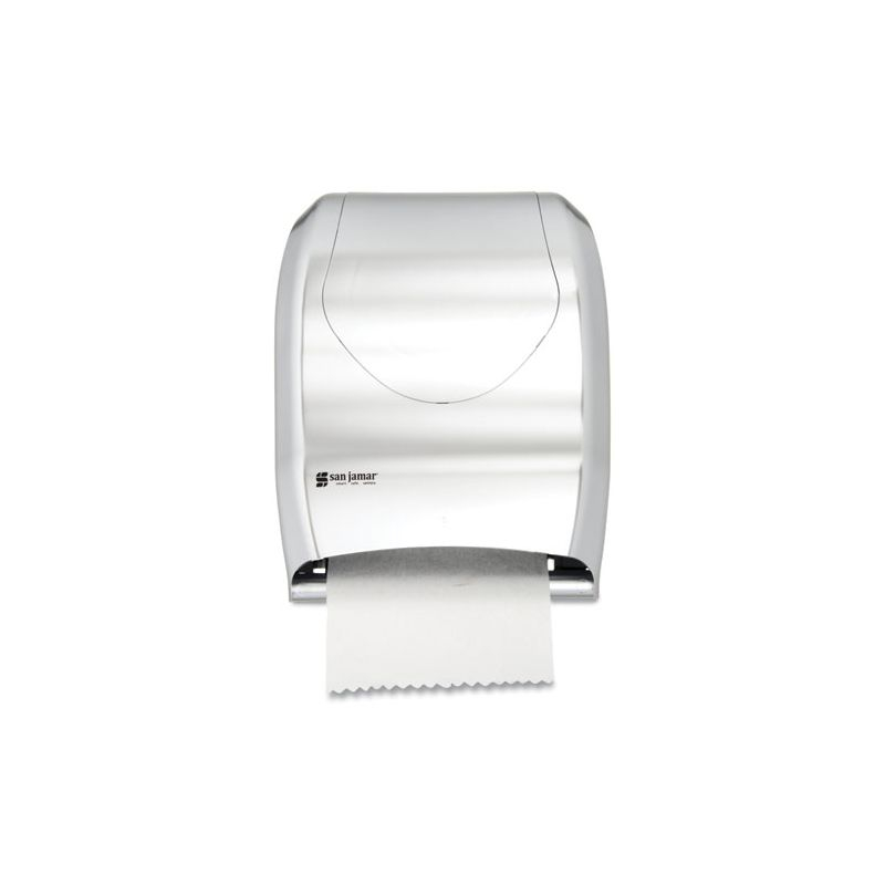 San Jamar Tear-N-Dry Touchless Roll Towel Dispenser, 16.75 x 10 x 12.5, Silver
