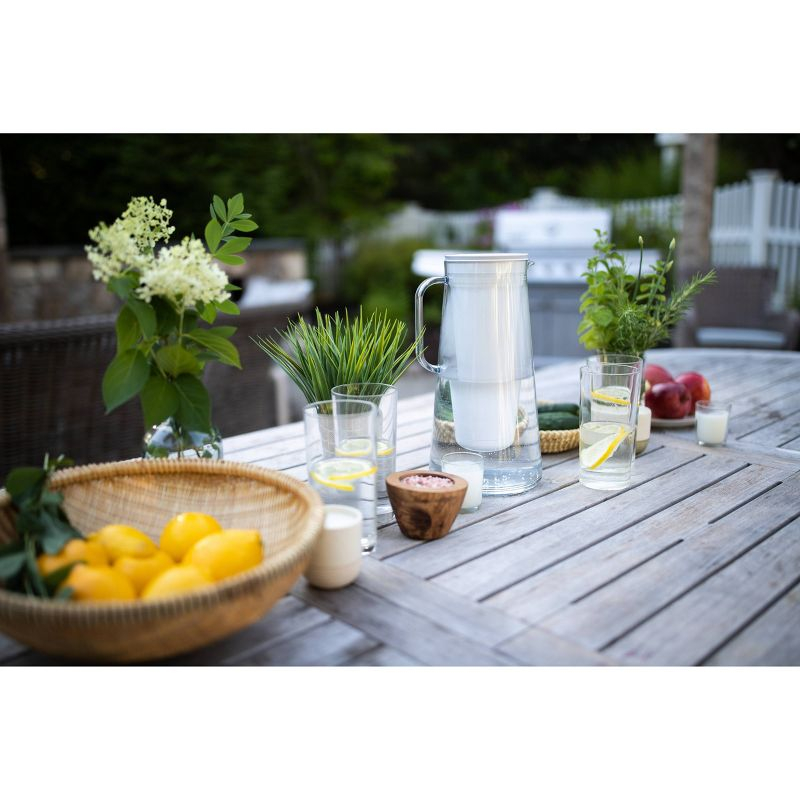 LifeStraw Home 10 Cup Plastic Water Filter Pitcher Seafoam