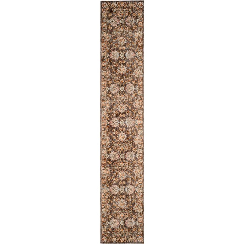 Vintage Persian VTP469 Power Loomed Indoor Runner Rug - Brown/Multi - 2'2"x12' - Safavieh