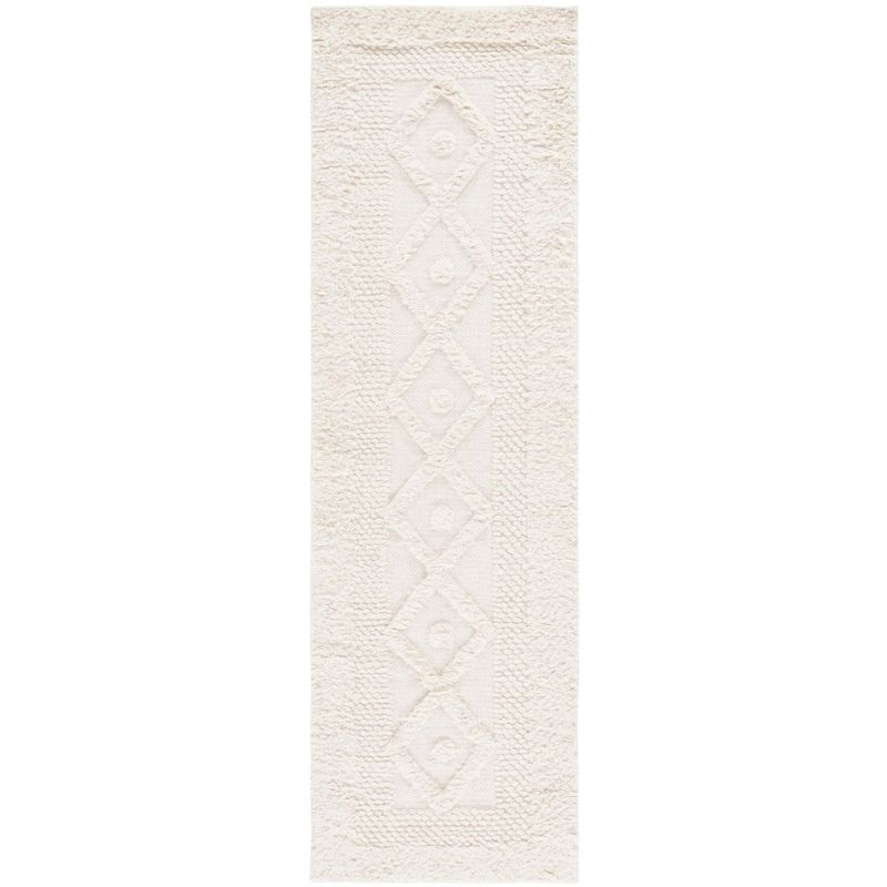Kenya KNY952 Hand Knotted Runner Rug - Ivory - 2'3"x8' - Safavieh
