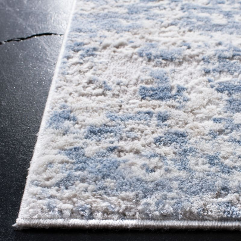 Amelia ALA705 Power Loomed Runner Rug - Grey/Blue - 2'2"x14' - Safavieh.