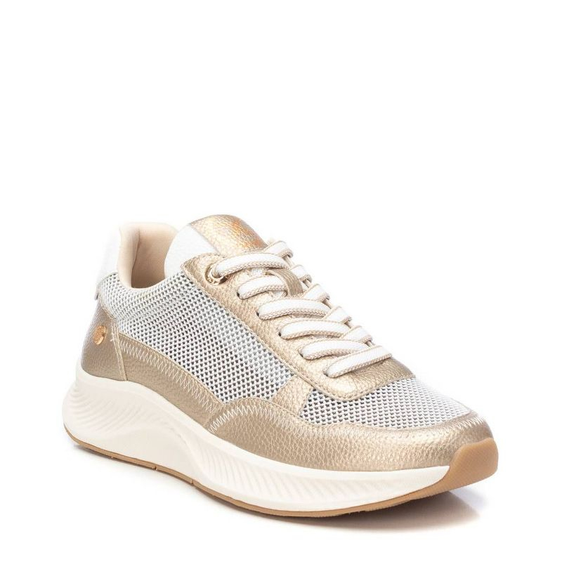 Xti Women's Fashion Casual Sneakers 143784 Gold 5