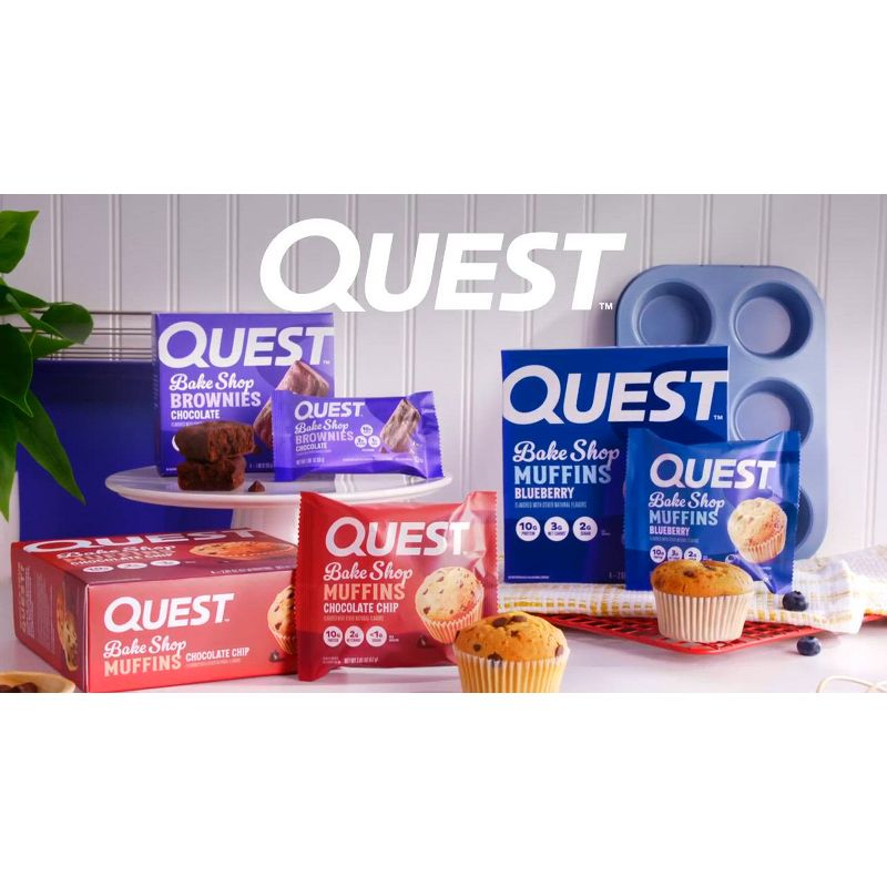 Quest Nutrition Bake Shop Muffin - Chocolate Chip - 8ct