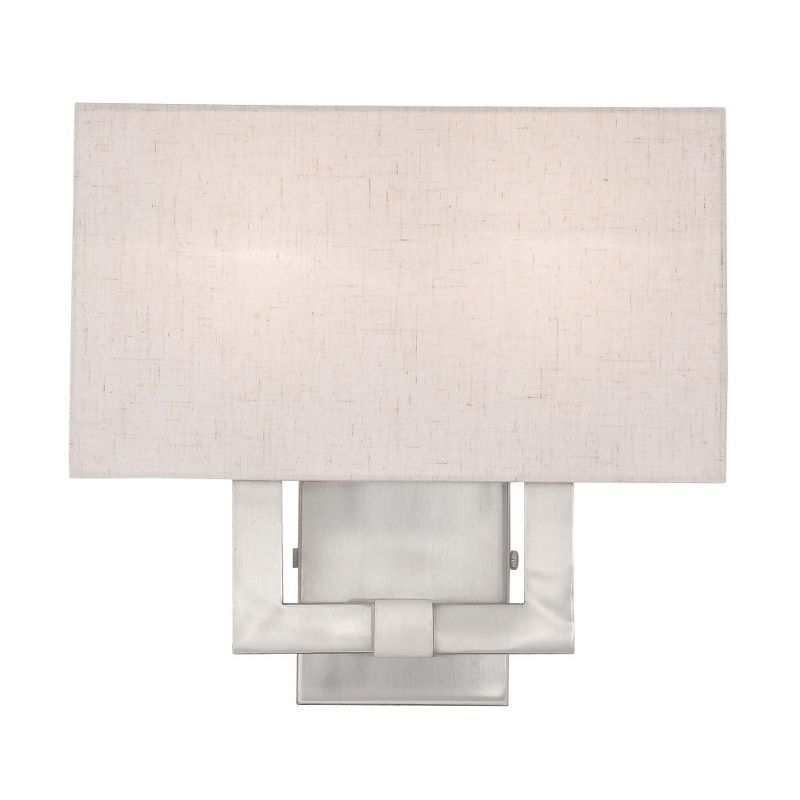 Livex Lighting Meridian 2 - Light Wall Light in  Brushed Nickel