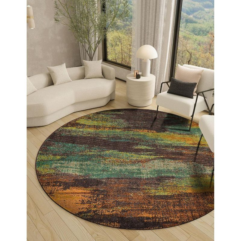 Unique Loom 8' 0 x 8' 0 Jardin Lilly Multi Area Rug