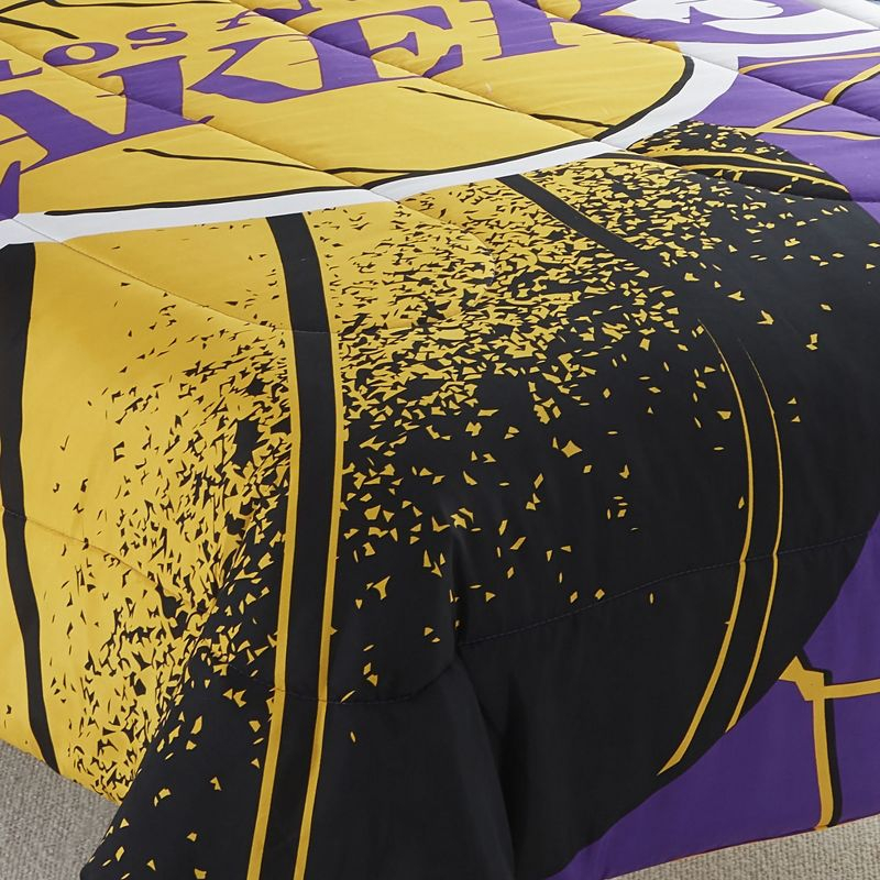 Sweet Home Collection NBA Los Angeles Lakers Comforter & Sham set Full/Queen