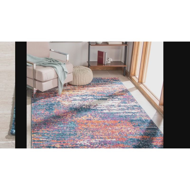 Evoke EVK272 Power Loomed Runner Rug - Ivory/Sage - 2'2"x9' - Safavieh.