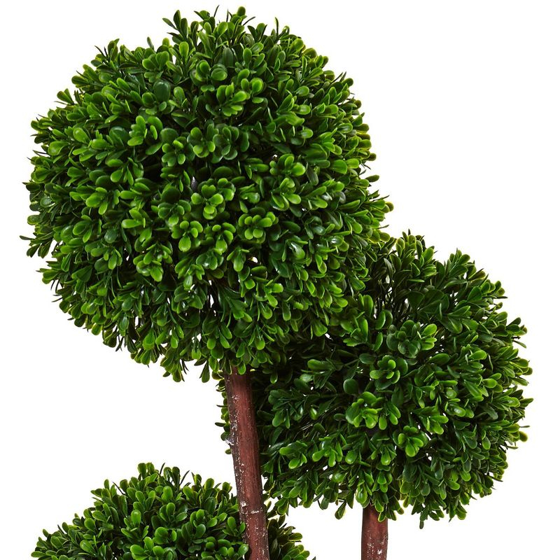 3ft Boxwood Topiary Artificial Tree - Nearly Natural