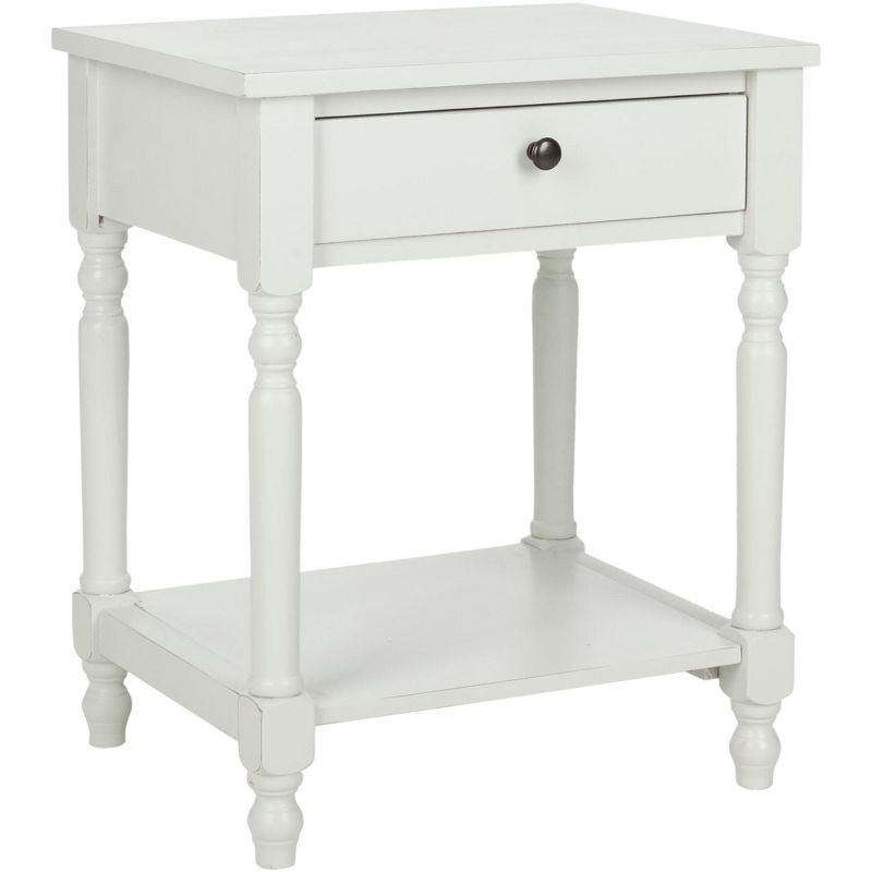 Tami Nightstand With Storage Drawer - Off White - Safavieh.