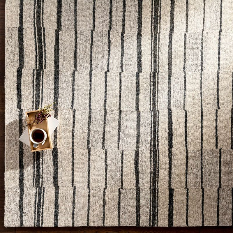 Hauteloom Rectangle Area Rug   Taupe