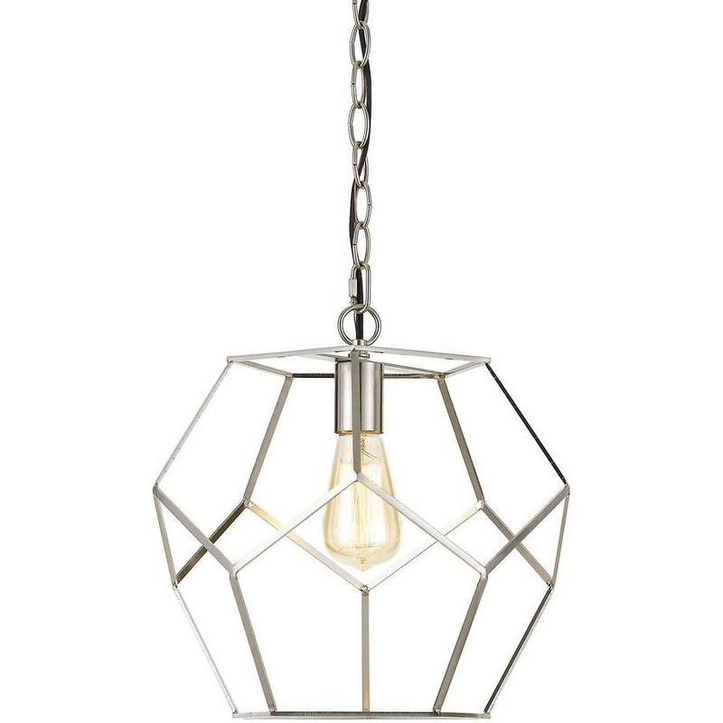 AF Lighting Bellini One-Light Pendant in Brushed Nickel