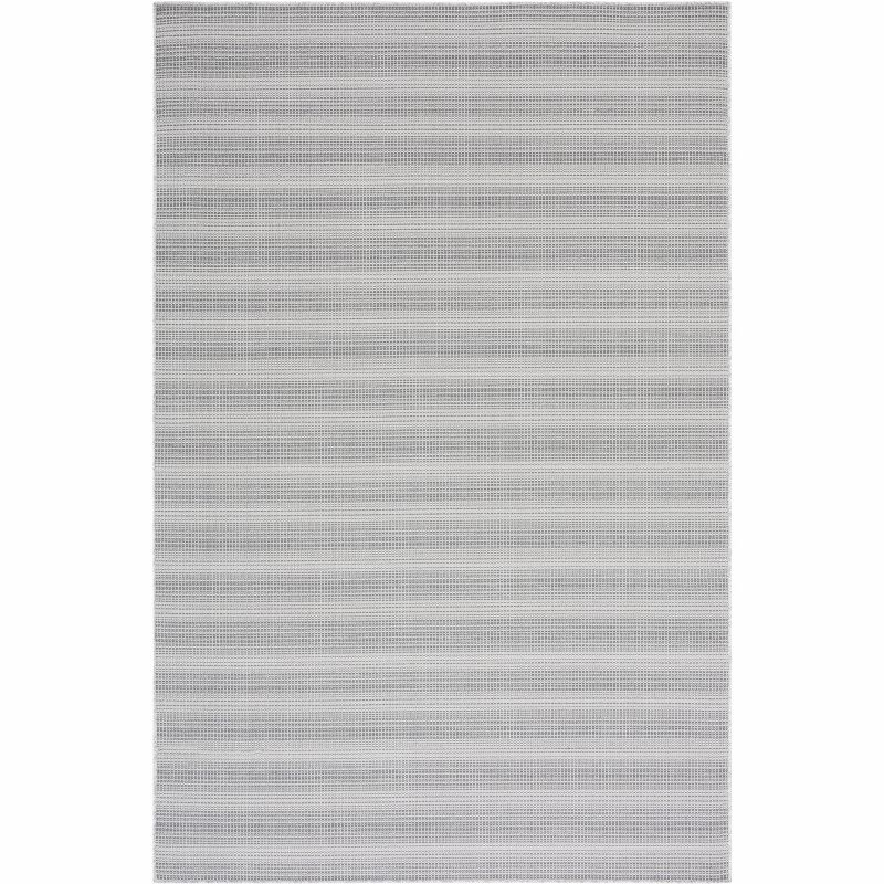 Hampton HTN231 Power Loomed Indoor/Outdoor Area Rug - Gray - 4'x6' - Safavieh.