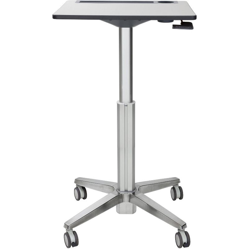 Ergotron LearnFit, Adjustable Standing Desk, Clear Anodized (24-481-003)