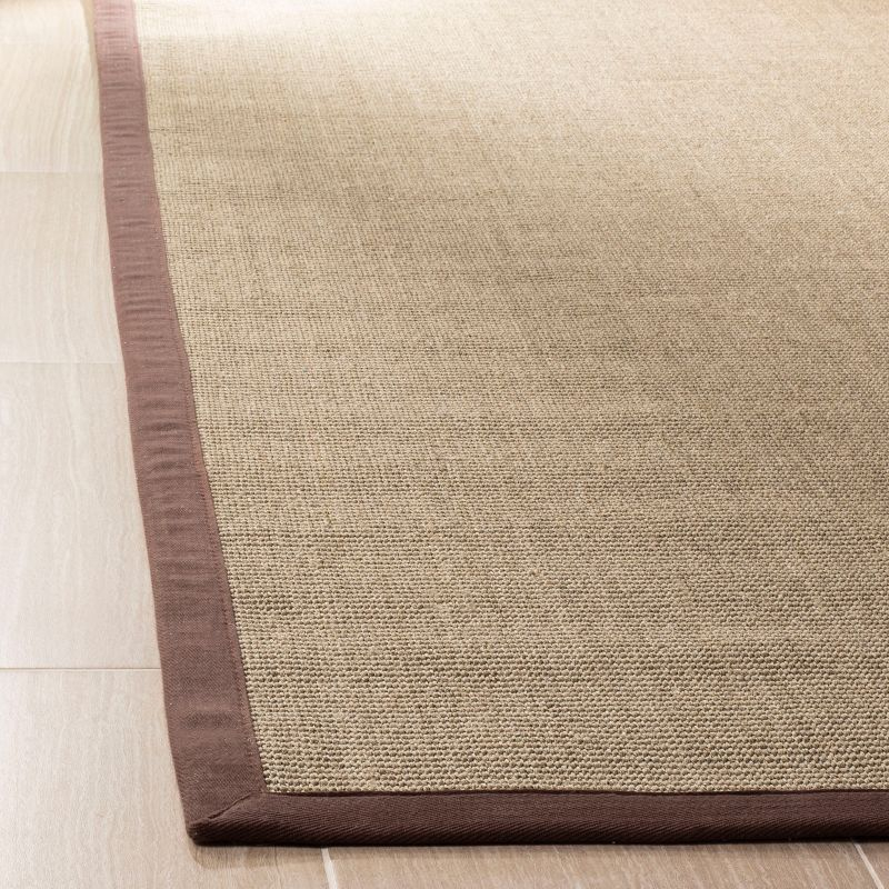 Natural Fiber NF131 Power Loomed Accent Rug - Sage/Brown - 2'x3' - Safavieh.