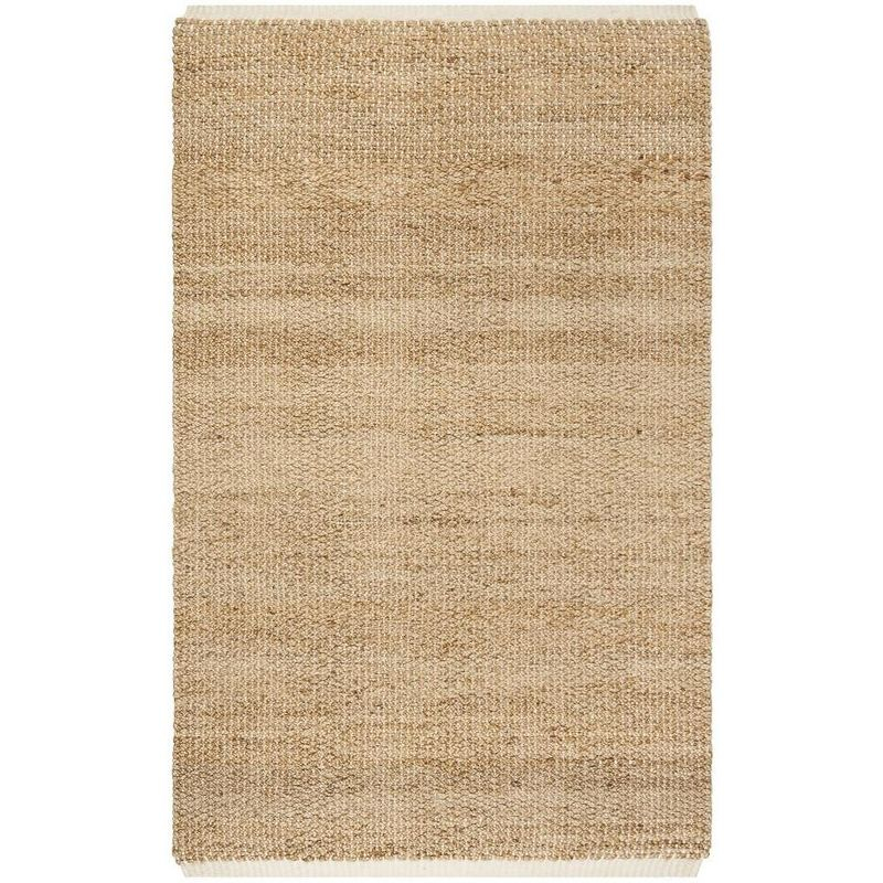 Natural Fiber NF465 Hand Woven Indoor Area Rug - Ivory/Natural - 6'x9' - Safavieh.