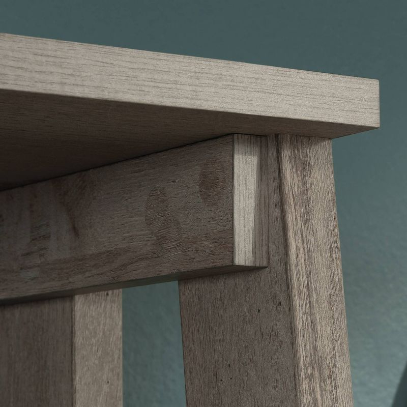 71.14" Trestle 5 Shelf Bookcase Mystic Oak - Sauder: Open Display, Fixed Shelves