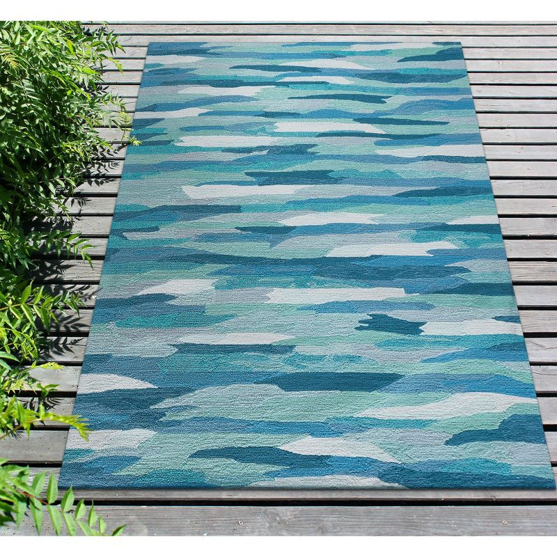 Liora Manne Capri Cloud Indoor/Outdoor Rug Aruba 7'6" x 9'6"