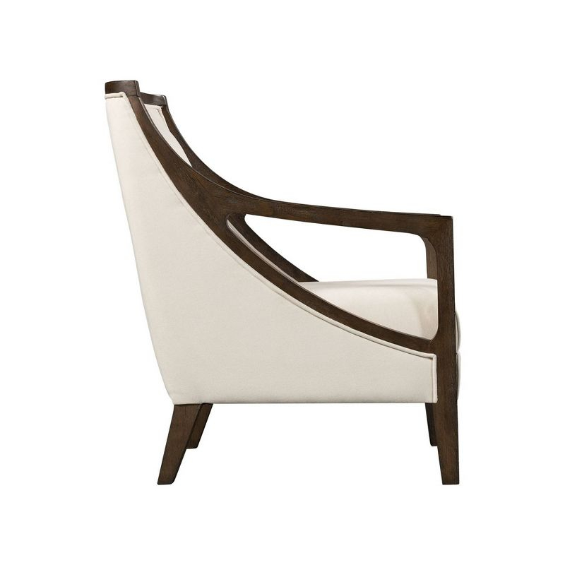 Dayna Accent Chair with Brown Frame Brown - Picket House Furnishings
