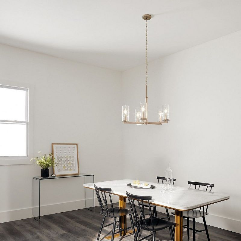 Kichler Lighting Crosby 5 - Light Chandelier in  Brushed Nickel