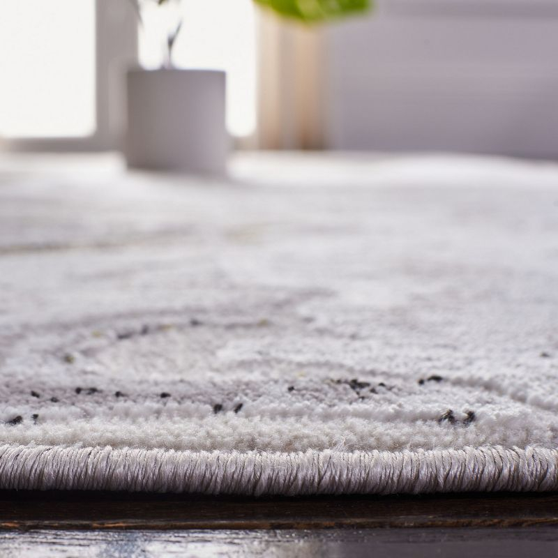 Amelia ALA277 Machine Made Indoor Accent Rug - Grey/Gold - 2'x4' - Safavieh