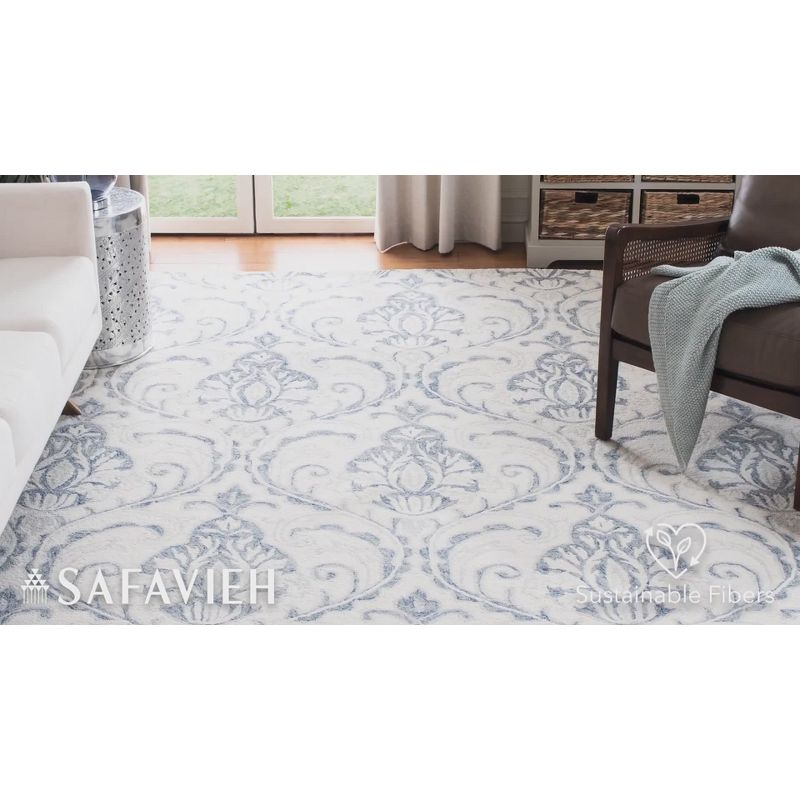 Micro-Loop MLP532 Hand Tufted Runner Rug - Ivory/Grey - 2'3"x11' - Safavieh.