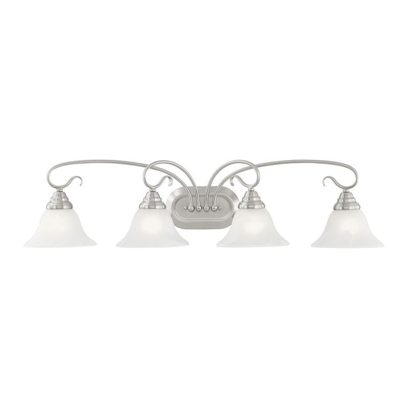 Livex Lighting Coronado 4 - Light Vanity in  Brushed Nickel