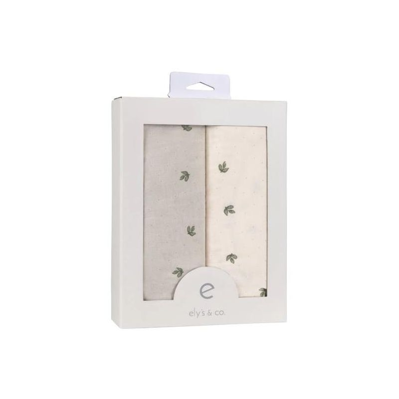 Ely's & Co. Baby Fitted Bassinet  Sheet   100% Combed Jersey Cotton  2 Packs Gender Neutral